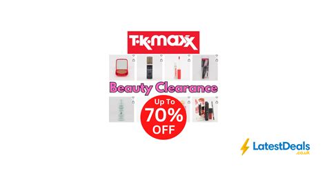 tk maxx beauty clearance.